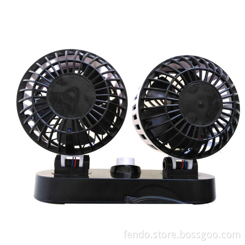 6 Inch Dual Head Auto Cooling Air Fan for Car (12V/24V)